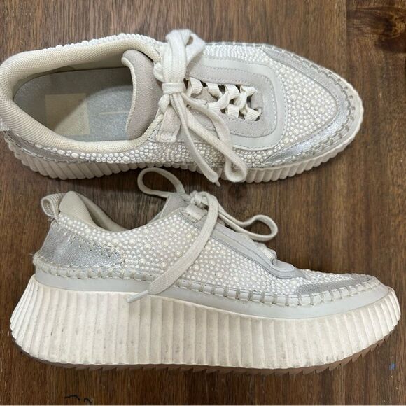 Dolce Vida‎ Dolen Pearl Sneakers size 8 - Picture 2 of 9